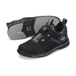 Dexter PRO BOA Black Grey/Leopard - Dame bowlingsko - Uden snrebnd - KUN t/hjrehndsbowlere