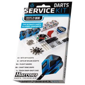 Harrows Dart Service kit - S�t med flights, shafts m.m. HURTIG LEVERING!