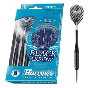Black Arrow brass steeltip dartpile fra Harrows � 20 GRAMS pile � S�t med 3 dartpile � HURTIG LEVERING
