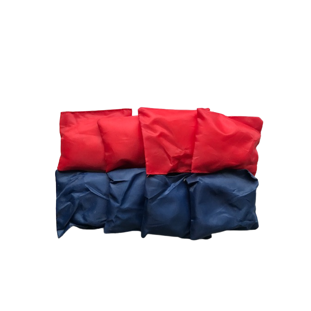 Bean Bags - Extra rteposer til Cornhole Original - 4 rde og 4 bl poser - HURTIG LEVERING!