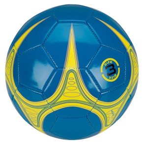 Fodbold str. 3 - Lkker lille fodbold til de sm - Bl/gul 