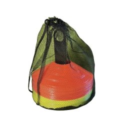 Kegletoppe - 50 kegler i gul og orange m. holder - HURTIG LEVERING