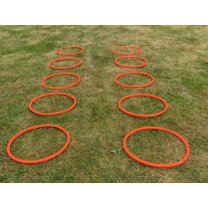 Agility trningsringe 10 stk - HURTIG LEVERING