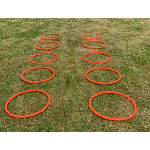 Agility trningsringe 10 stk - FRI FRAGT - HURTIG LEVERING