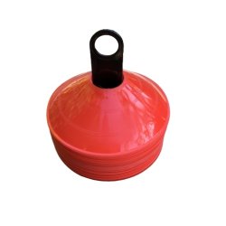 Kegletoppe - 50 kegler i rd og holder - HURTIG LEVERING