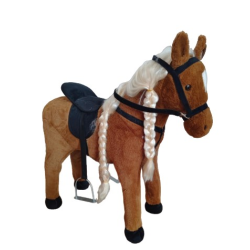 RASK Mia - 75cm Legetjshest - Har saddel med stigbjler og seletj - LYD i rerne - HURTIG LEVERING