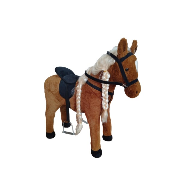RASK Mia - 75cm Legetjshest - Har saddel med stigbjler og seletj - HURTIG LEVERING!