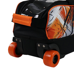 ProBowl Dye-Sub 3-Ball Tote Orange - Bowlingtaske med hjul til 3 kugler - HURTIG LEVERING