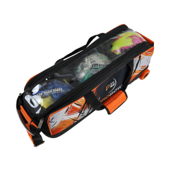 ProBowl Dye-Sub 3-Ball Tote Orange - Bowlingtaske med hjul til 3 kugler - HURTIG LEVERING