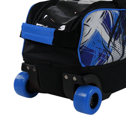 ProBowl Dye-Sub 3-Ball Tote Blue - Bowlingtaske med hjul til 3 kugler - HURTIG LEVERING