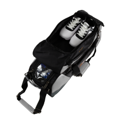 ProBowl Triple Tote DLX Black/Carbon/Silver - Bowlingtaske med hjul til 3 kugler og sko - FRI FRAGT