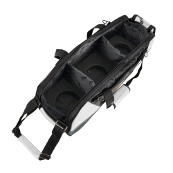 ProBowl Triple Tote DLX Black/Carbon/White - Bowlingtaske med hjul til 3 kugler og sko - FRI FRAGT