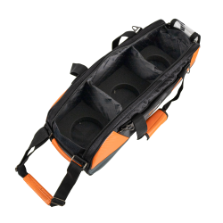 ProBowl Triple Tote DLX Sort/Orange - Bowlingtaske med hjul til 3 kugler og sko - FRI FRAGT