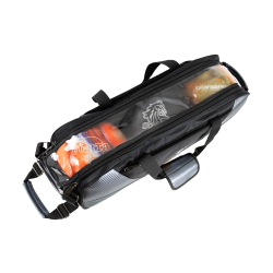 ProBowl Triple Tote Black/Silver - Bowlingtaske med hjul til 3 kugler - HURTIG LEVERING
