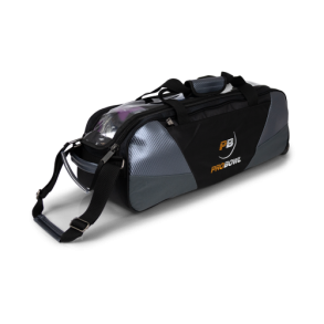 ProBowl Triple Tote Black/Silver - Bowlingtaske med hjul til 3 kugler - HURTIG LEVERING