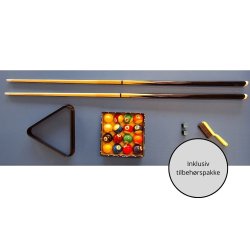 7 fods Poolbord med tilbehr - Strk kvalitet - HURTIG LEVERING!