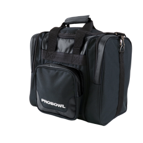 ProBowl Deluxe Sort - Bowlingtaske til 1 kugle og sko 