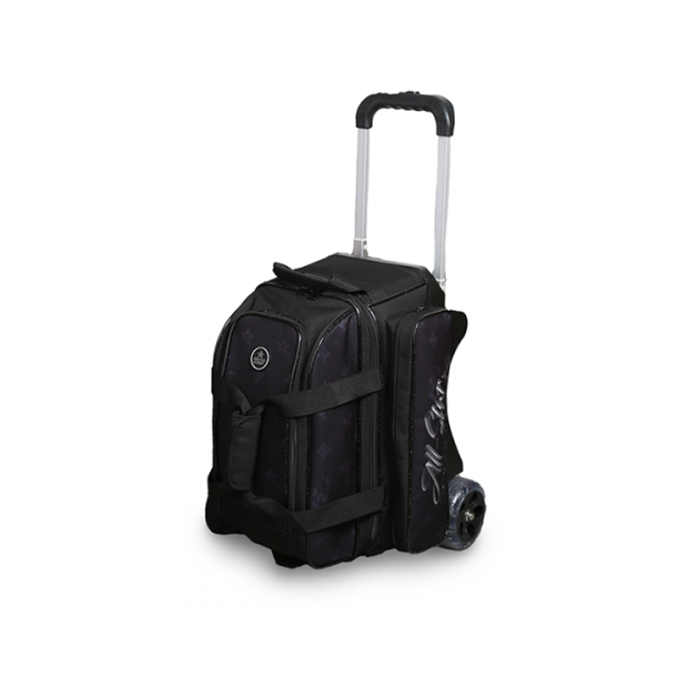 Roto Grip 2-Ball Roller Blackout - Bowlingtaske med hjul til 2 kugler - FRI FRAGT - HURTIG LEVERING 