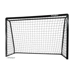 EKSTRA ST�RKT MINI H�ndboldm�l 240 x 160 - Med ekstra overl�gger bagtil og Galvaniseret ST�L &amp; SORT pulverlakering - Vejer 24 kg - HURTIG LEVERING!