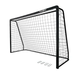 EKSTRA ST�RK H�ndboldm�l til haven 300 cm x 200 cm - FRI FRAGT - Med ekstra overl�gger bagtil og Galvaniseret ST�L &amp; SORT pulverlakering  - Vejer 32 kg - HURTIG LEVERING!