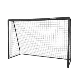 EKSTRA ST�RK H�ndboldm�l til haven 300 cm x 200 cm - FRI FRAGT - Med ekstra overl�gger bagtil og Galvaniseret ST�L &amp; SORT pulverlakering  - Vejer 32 kg - HURTIG LEVERING!