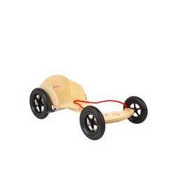 Boxkart - FRI FRAGT - Sbekassebil med lufthjul og justerbar lngde - Byg den sammen med brnene