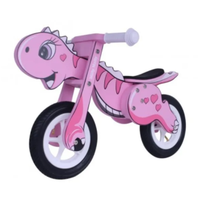 Milly Mally Dino Lbecykel Pink - Perfekt til brn fra 2 til 3 r - HURTIG LEVERING!