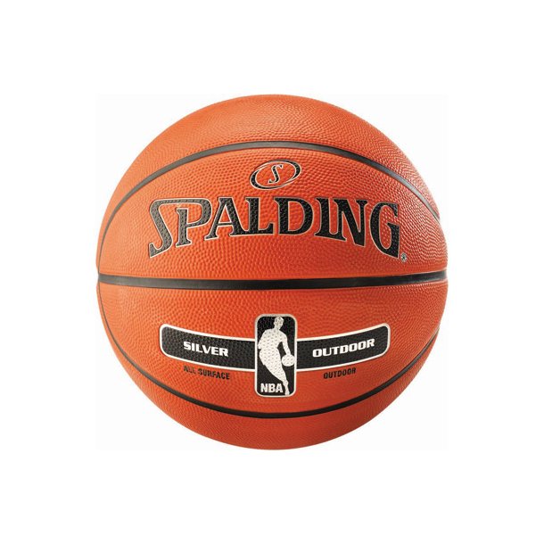 Spalding NBA Silver - FRI FRAGT - Outdoor basketball - str. 5 (junior)