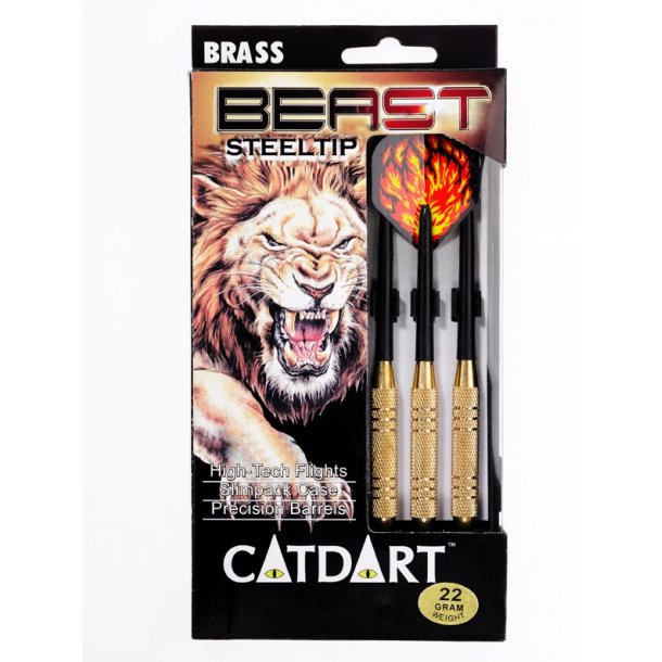 Catdart Beast Steeltip Darts - St med 3 Dartpile - HURTIG LEVERING!