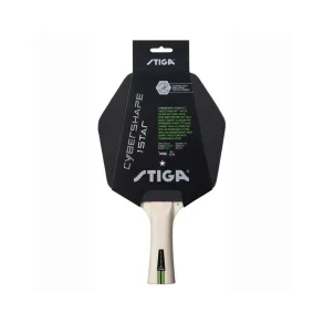 STIGA Cybershape 1-stjernet bordtennisbat - med ny kantet form 