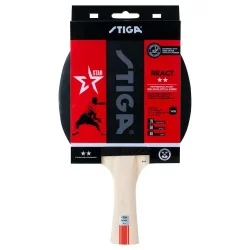 STIGA React 2-stjernet bordtennisbat - Et rigtig godt Allround bat - HURTIG LEVERING!