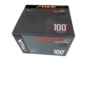 Stiga PERFORM - FRI FRAGT - Competition Hvid 3-stjernede bordtennisbolde 100stk ITTF godkendt