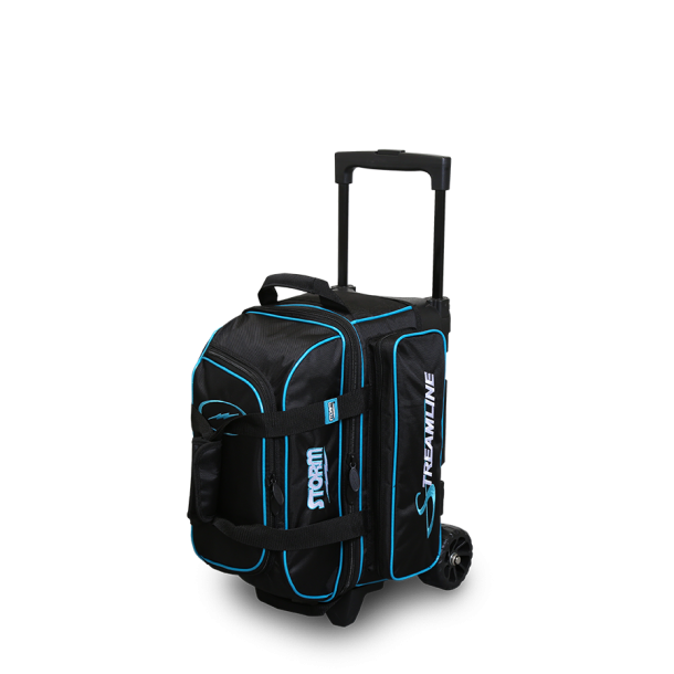 Storm Streamline Black/Blue - Bowlingtaske med hjul til 2 kugler