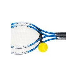 Mini tennis - St med net, 2 ketchere og bold - HURTIG LEVERING! 