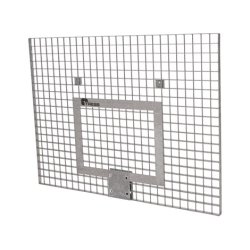 Basketbagplade med dunkekurv i varmgalvaniseret stl - Perfekt til Institutionen og campingpladsen