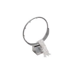 Basketbagplade med dunkekurv i varmgalvaniseret stl - Perfekt til Institutionen og campingpladsen