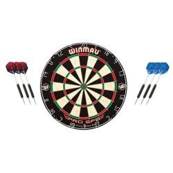 Winmau Pro SFB Dartskive med 6 pile - Her fr du meget for pengene! DART VM 2025 TILBUD!