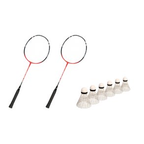 Badmintonketcher 2 stk. m. 6 bolde - FRI  FRAGT - Nano Smash XBA880 - God motionist- og skoleketcher