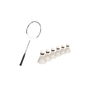 Badmintonketcher 1 stk m. 6 bolde - FRI FRAGT - XBF980 - God motionist- og skoleketcher