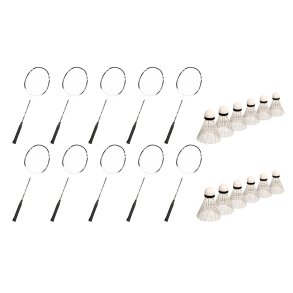 Badmintonketcher 10 stk m. 12 bolde - FRI FRAGT - XBF980 - God motionist- og skoleketcher