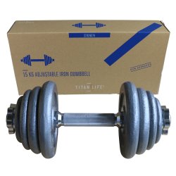 Titan LIFE Hndvgt 15 kg - FRI FRAGT - med justerbar vgt