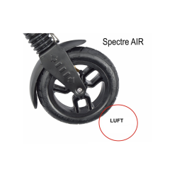 Apollo AIR Spectre 200 mm Sort - L�behjul med LUFTHJUL og affjedring for &amp; bag - ABEC 9 kuglelejer