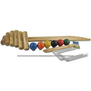 Bex Pro Croquet - Kroketspil i tr til 6 spillere - Flot & Strkt - HURTIG LEVERING!