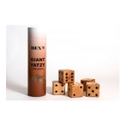 Gigant Yatzy - Yatzyspil med 5 extra store tr-terninger