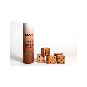 Gigant Yatzy - Yatzyspil med 5 extra store tr-terninger