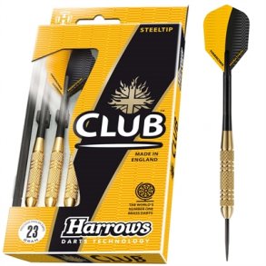 Club Brass Steeltip Darts - St med 3 Dartpile - HURTIG LEVERING!