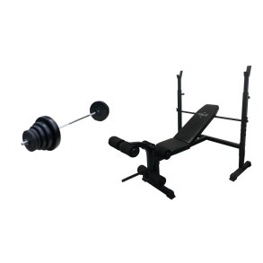 TITAN LIFE Essential Bench II med 80 kg vgtstangsst - FRI FRAGT - Til styrketrning