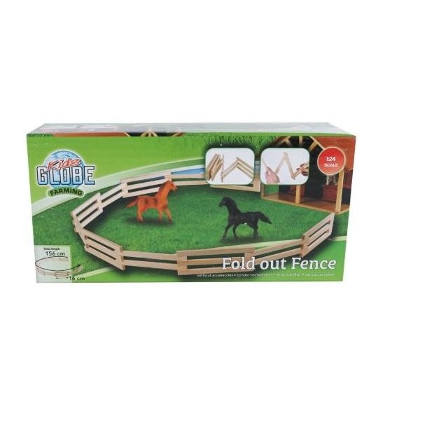 Kids Globe Sammenhngende Indhegning (156 cm) - (Mlestok 1:24) - HURTIG LEVERING