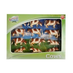 Kids Globe Brune Ker 12 stk. - (Mlestok 1:32) - HURTIG LEVERING