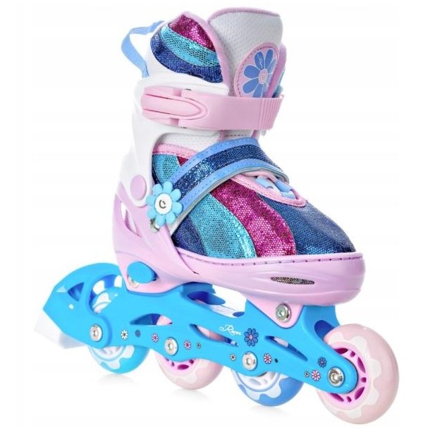 Raven Senia Inliners Rulleskjte - Justerbar over hele 4 Sko-numre! 